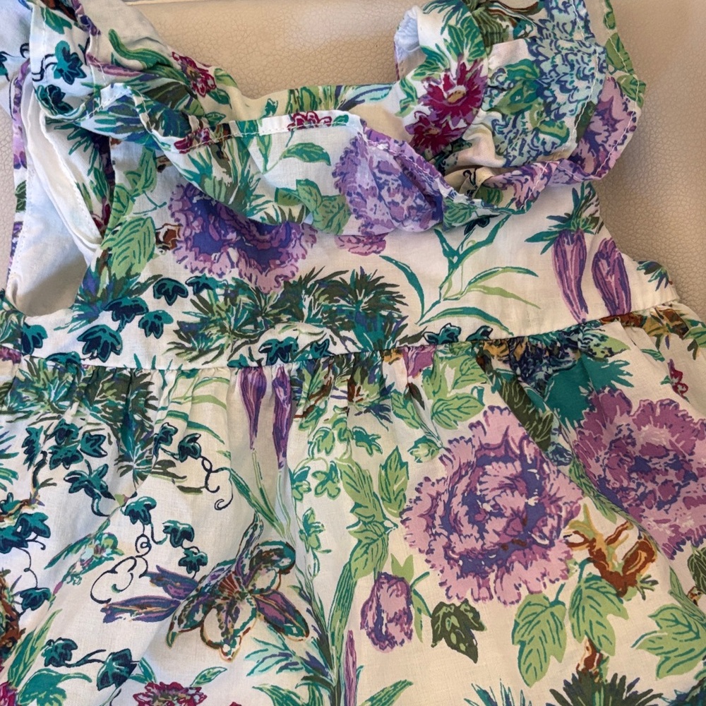 Janie and Jack Multicolor Floral Dress